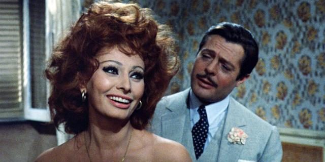 Sophia Loren in Matrimonio all'italiana con Parrucca Rocchetti