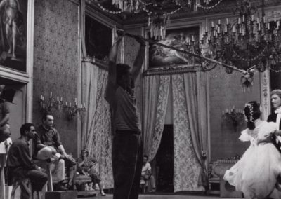 Set Il Gattopardo Luchino Visconti con parrucche Rocchetti