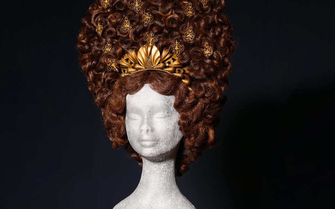 Parrucca castana per Satyricon