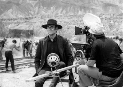 Henri Fonda in una scena di C'era una volta il West, 1969.
