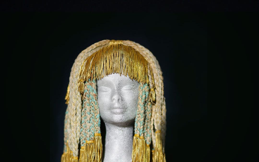 Parrucca Egitto con passamaneria