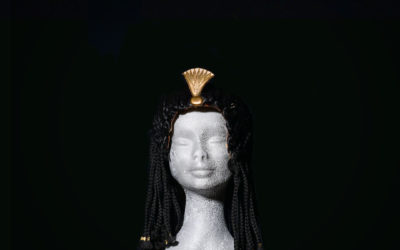 Parrucca Cleopatra con diadema
