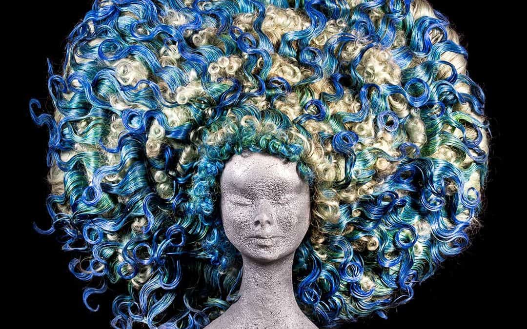 Parrucca fantasy a ruota