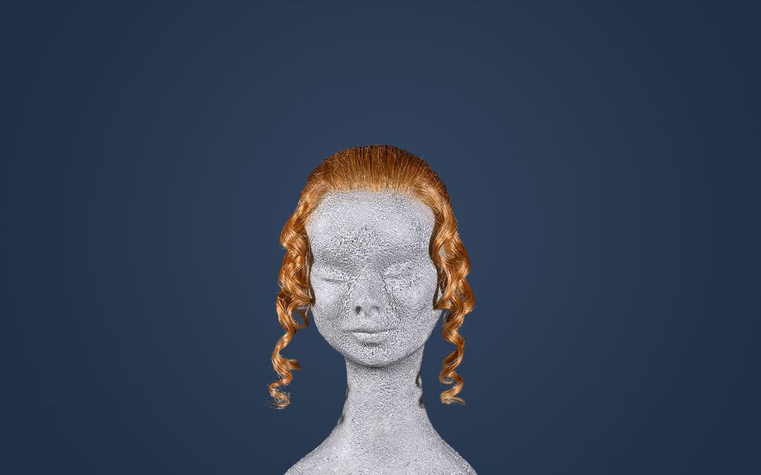 Parrucca con riccioli 600