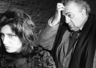 Set del film Roma di Fellini con parrucche Rocchetti
