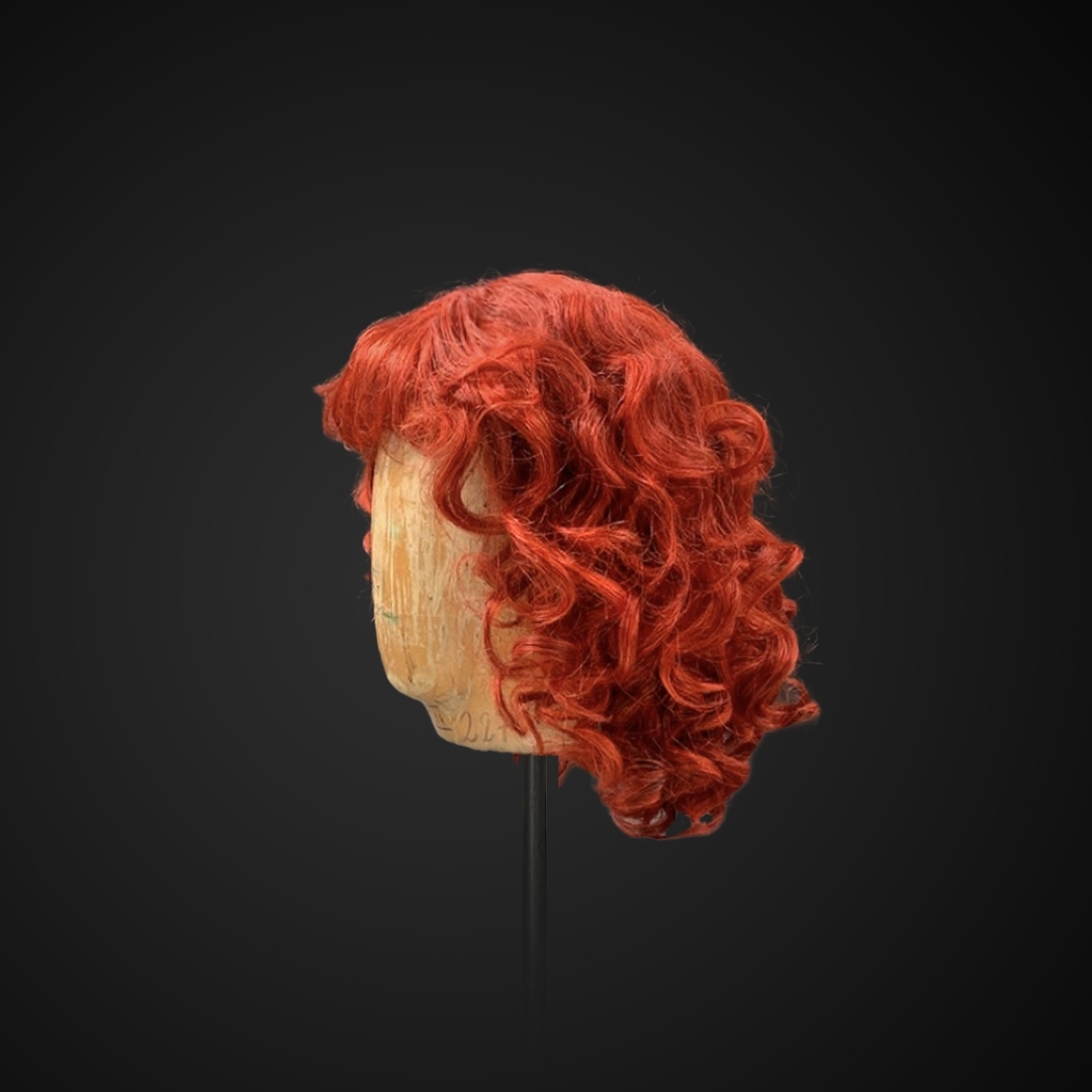 Parrucca rossa stile ondulato