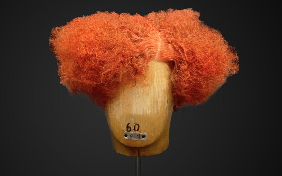 Parrucca rossa stile Colette