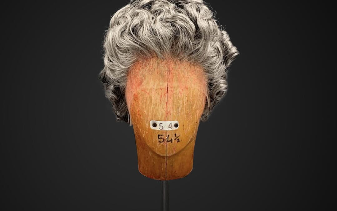 Parrucca brizzolata da donna