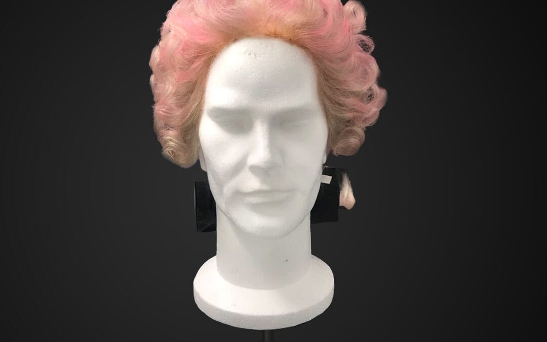 Parrucca da uomo rosa