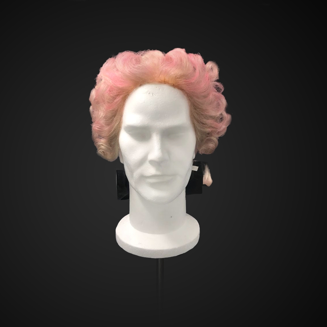 Parrucca da uomo rosa