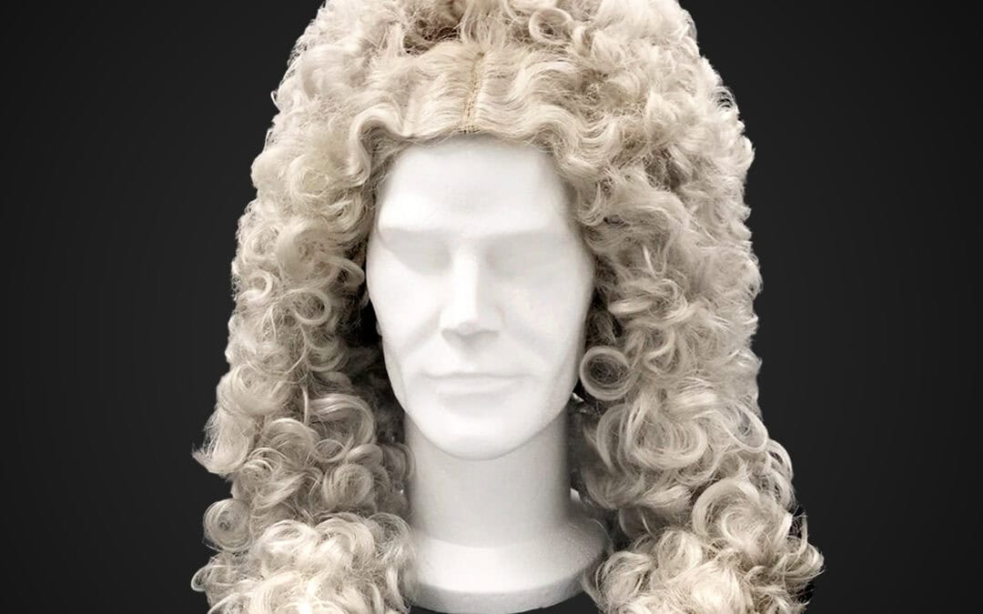 Parrucca con boccoli del 600