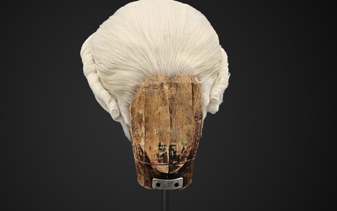 Parrucca bianca stile 700