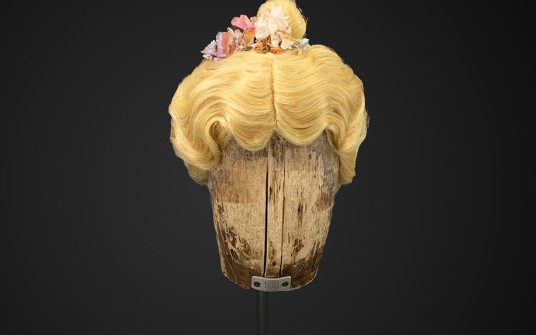 Parrucca stile Belle Epoque