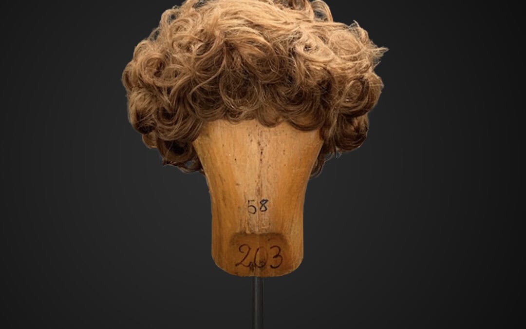 Parrucca da uomo con ricci