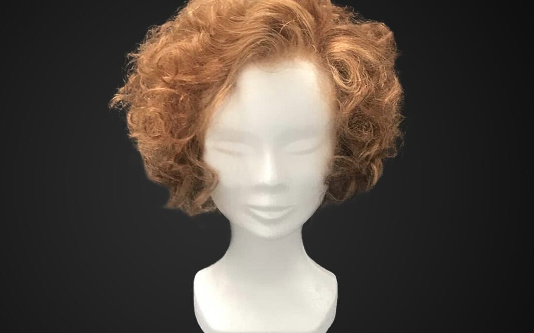 Parrucca biondo veneziano riccia