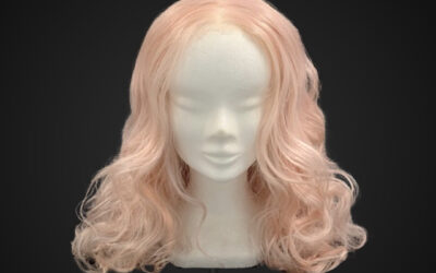 Parrucca rosa chiaro