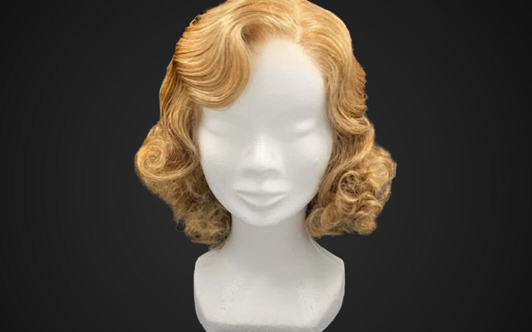 Parrucca bionda con onde