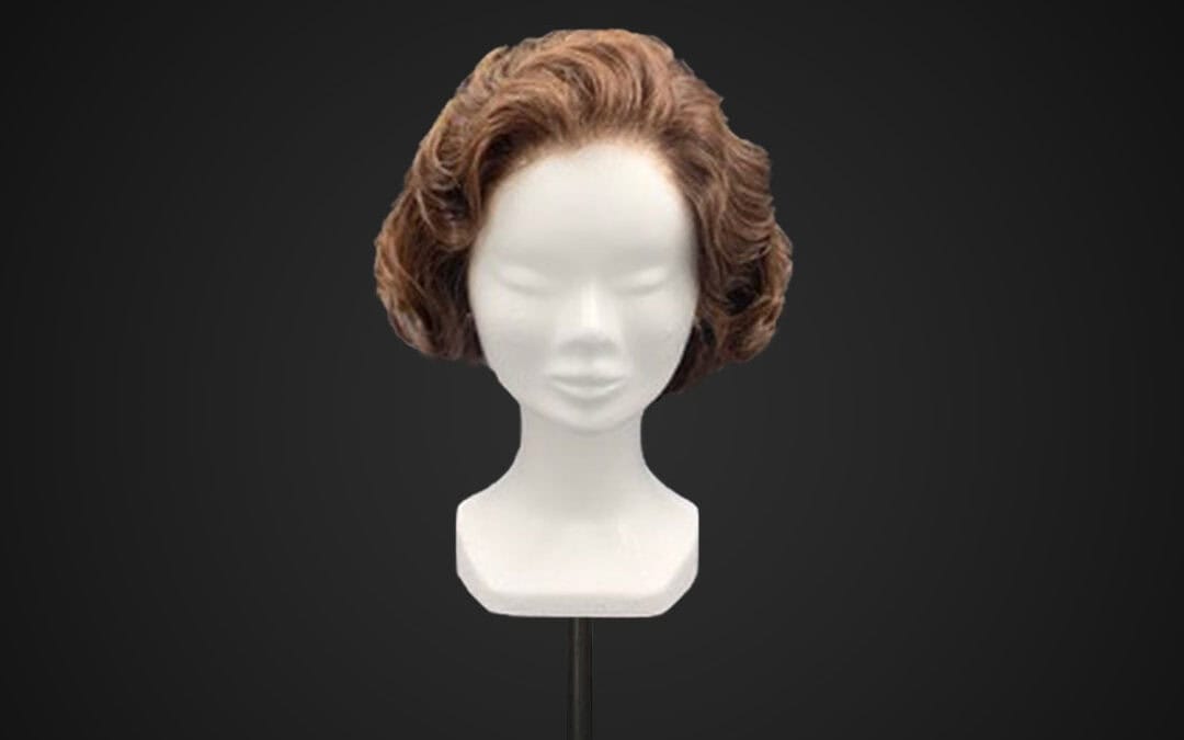 Parrucca realizzata con capelli veri