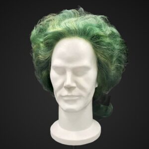 Parrucca con capelli verdi