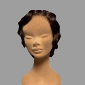 Parrucca da donna d'epoca castana