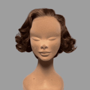 Parrucca d'epoca castana da donna