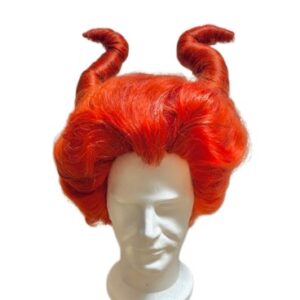Parrucca rossa stile Maleficient